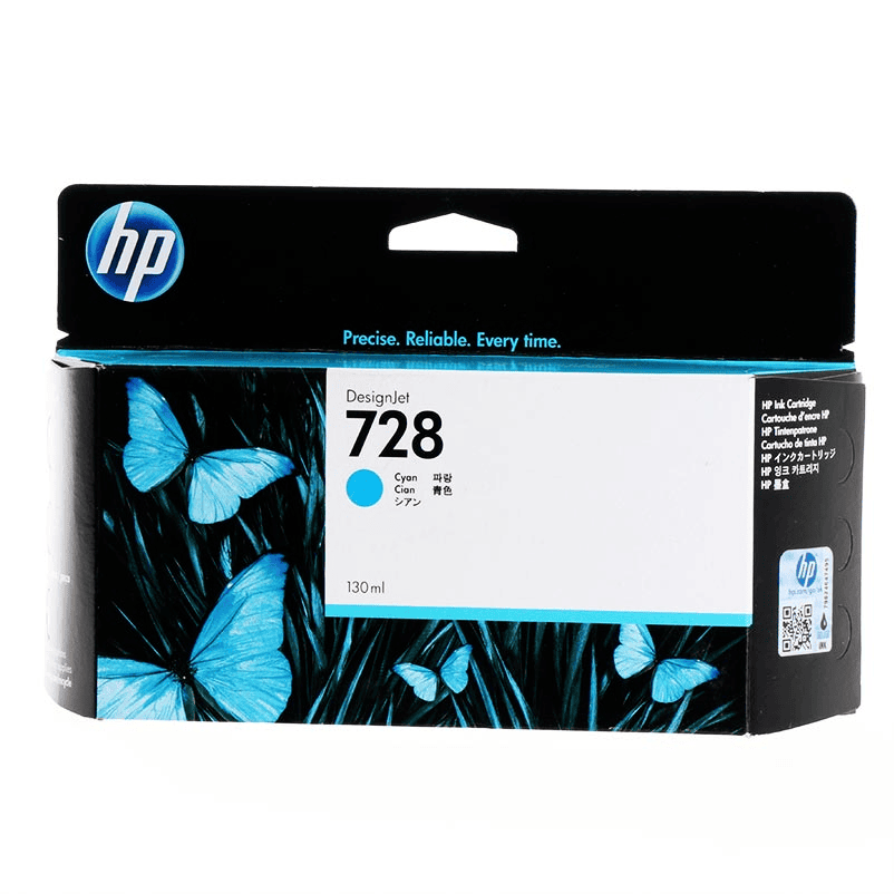 HP Ink 728 / F9J67A Cyan