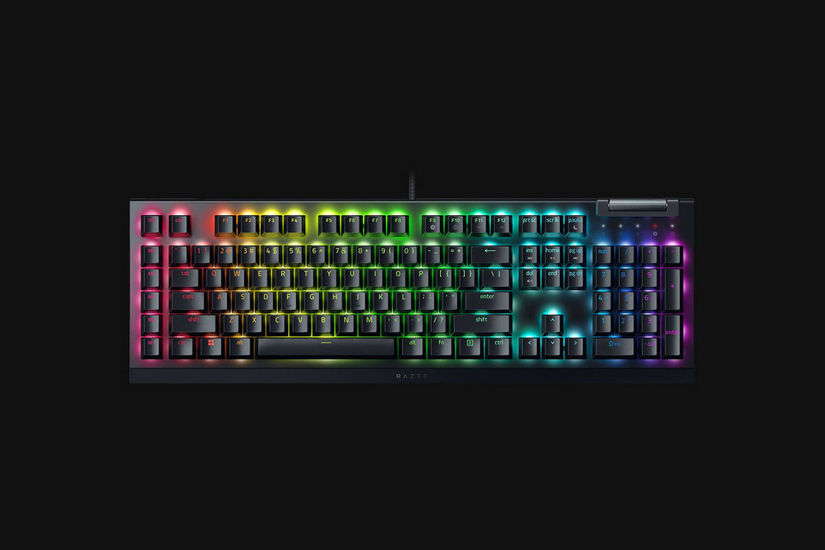 Razer Tastatur BlackWidow V4 X / RZ03-04701800-R3M1 Schwarz