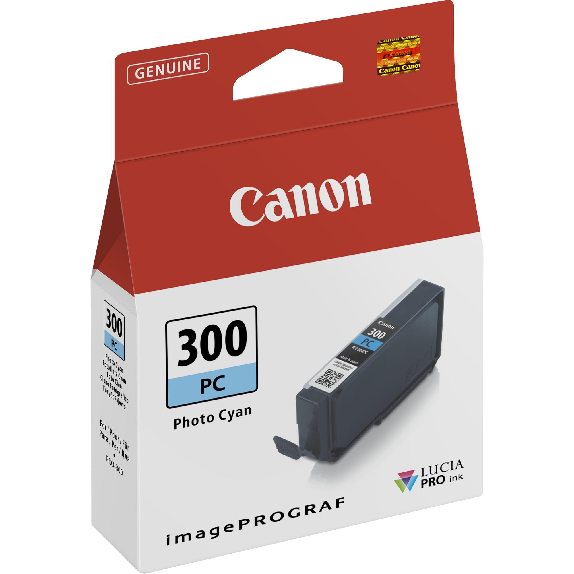 Canon Tinte PFI-300 PC / 4197C001 Foto Cyan Standard