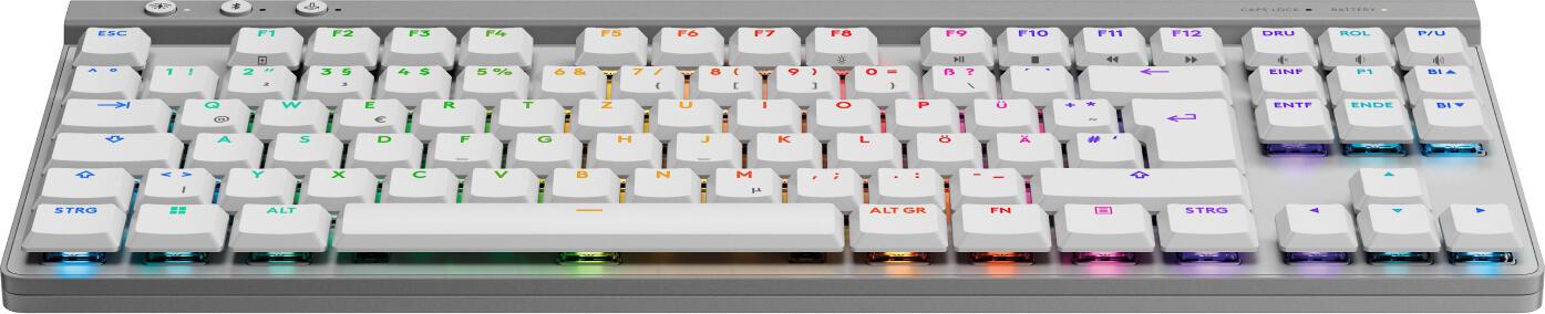 Logitech Tastatur G515 Lightspeed TKL GL Tactile / 920-012543 Weiß