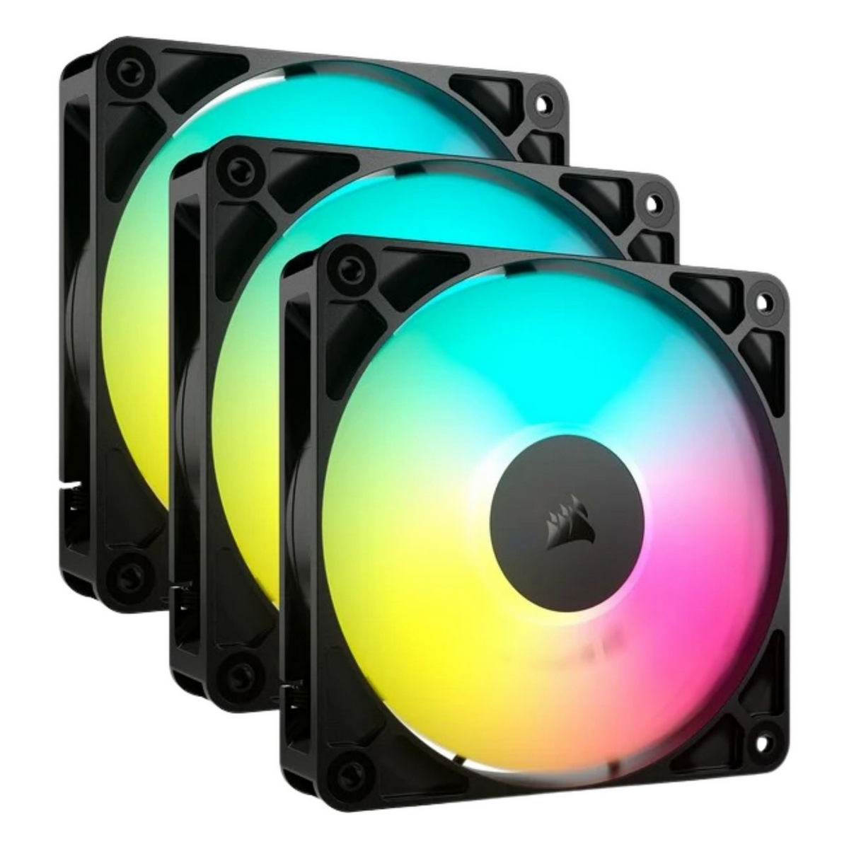 Corsair Ventilatore RS120-R ARGB / CO-9050196-WW Nero 3-Pack