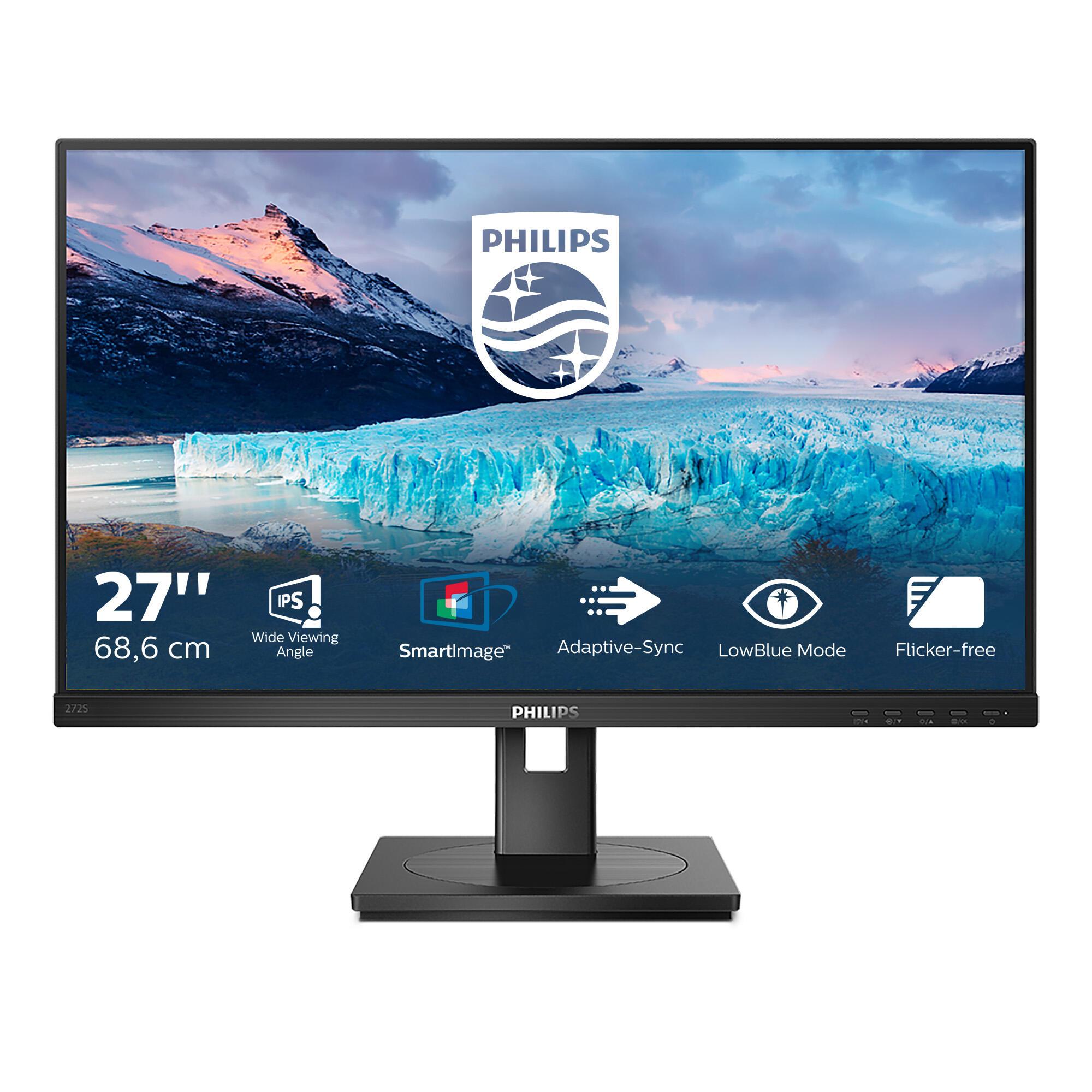 Philips Monitor 272S1AE / 272S1AE/00 Negro 68,6 cm (27")