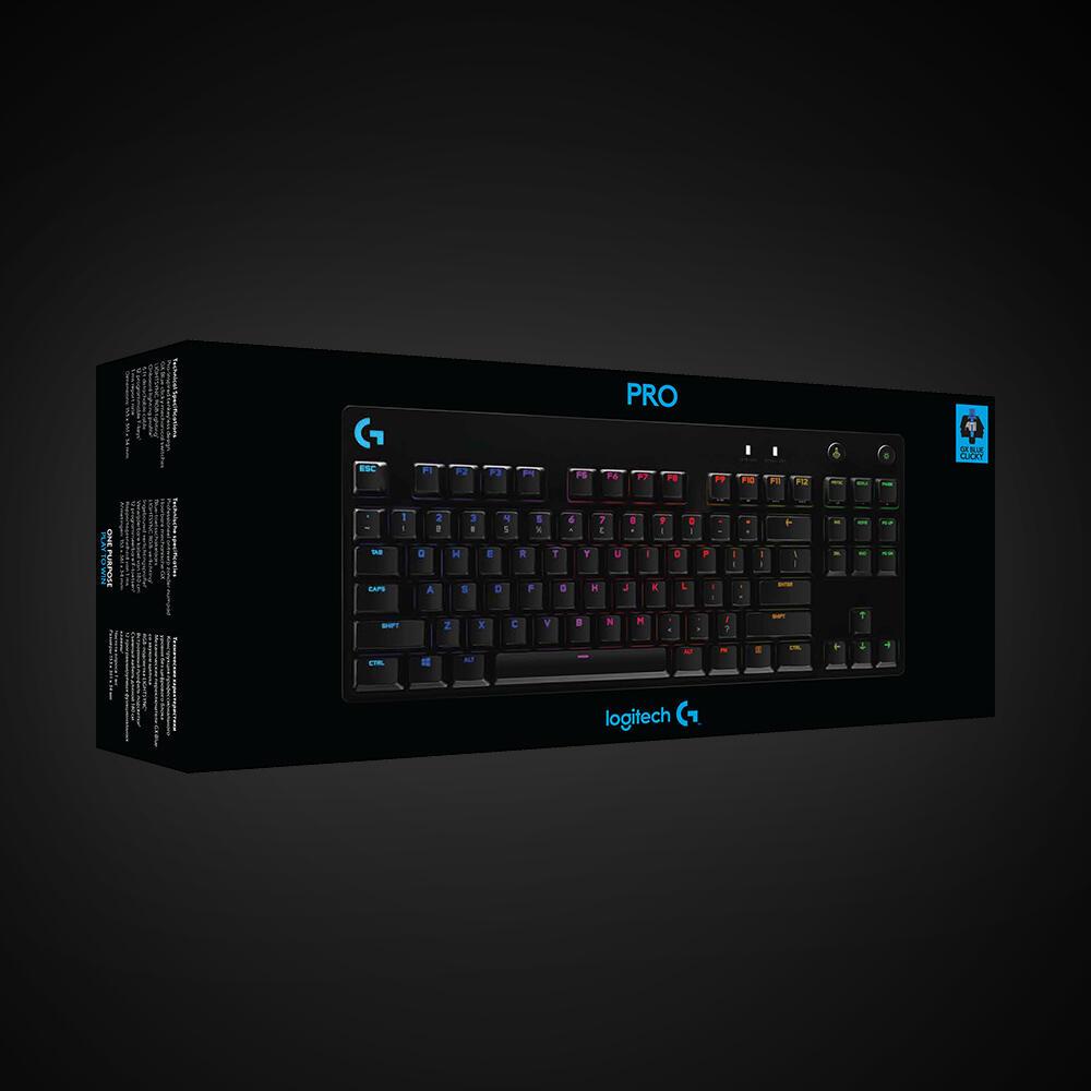 Logitech Tastatur G Pro / 920-009392 Schwarz
