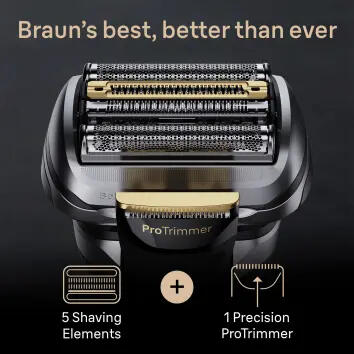 Braun Rasoio 9565cc / 218221 Metallico