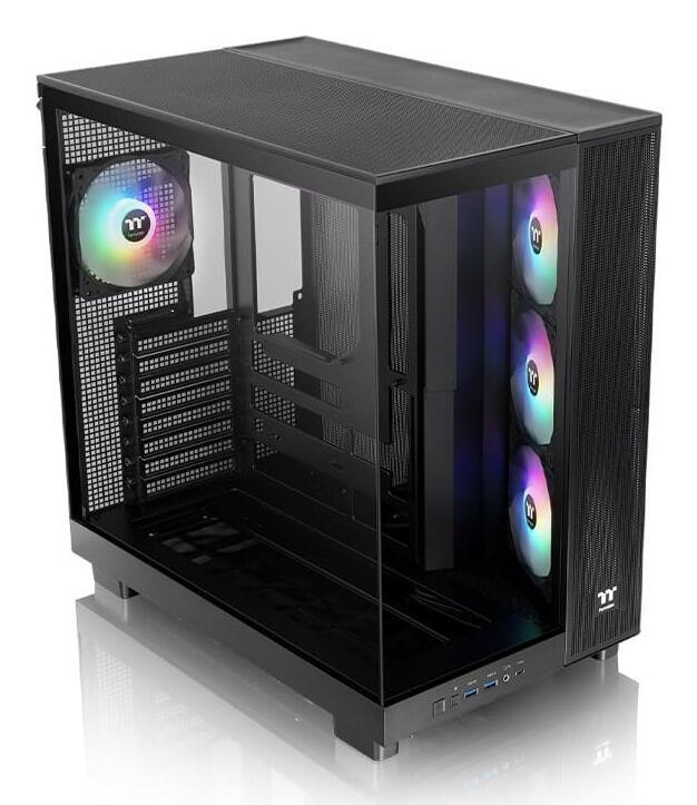 Thermaltake Alloggiamento per PC View 380 XL TG ARGB / CA-11E-00M1WN-00 Nero