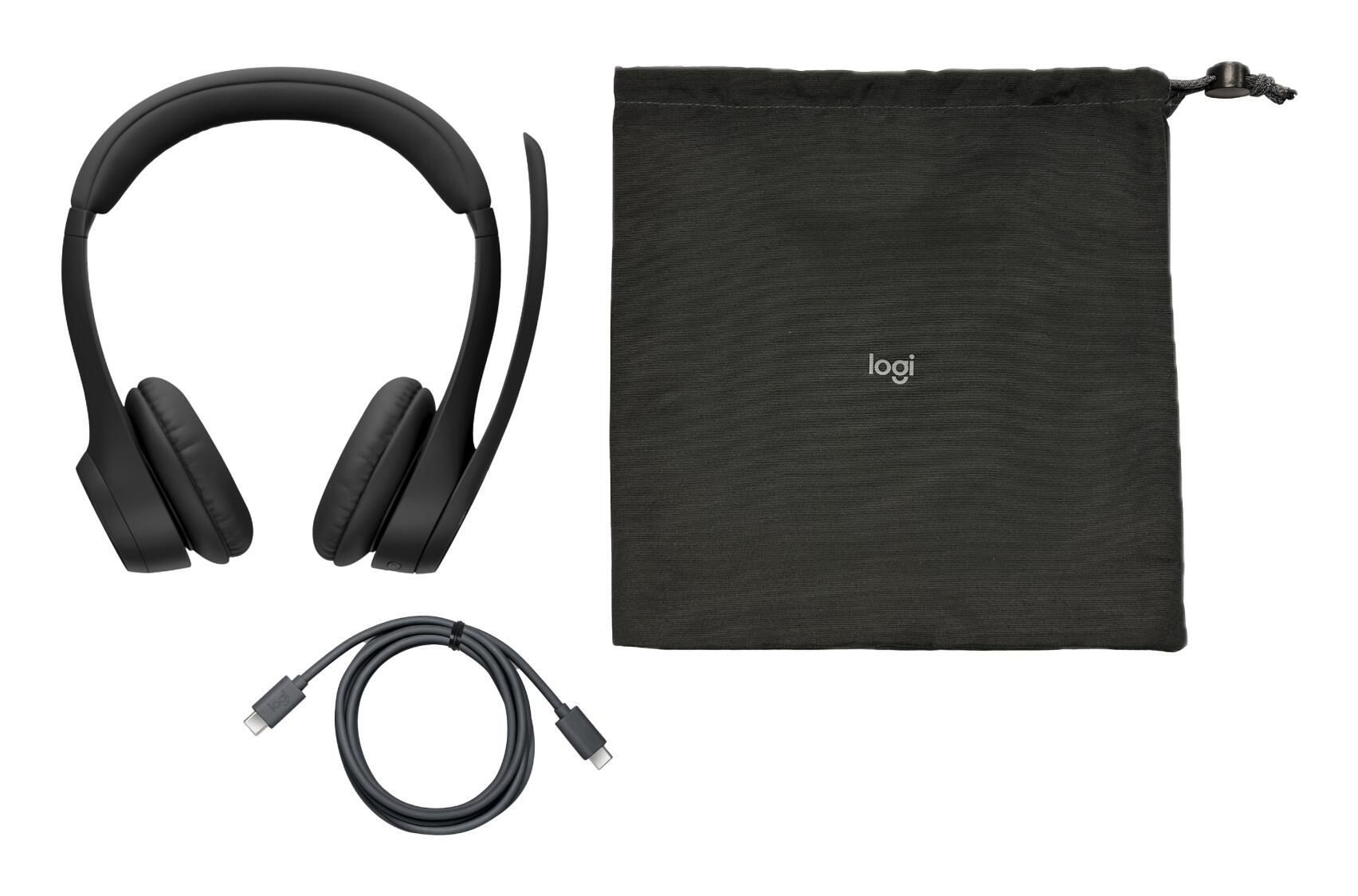 Logitech Auriculares Zone 305 MS / 981-001458 Negro