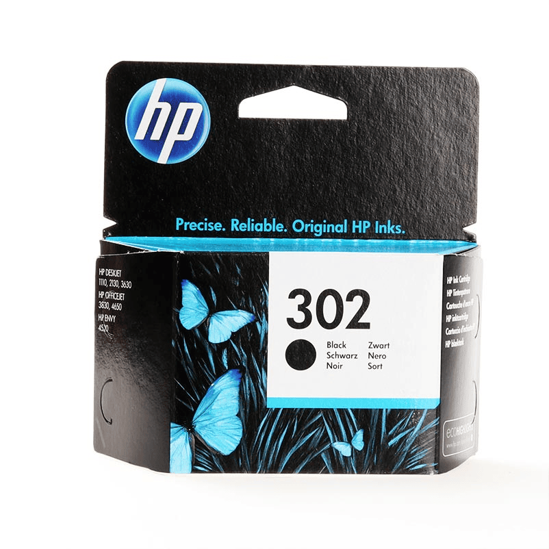 HP Encre No. 302 / F6U66AE Noir