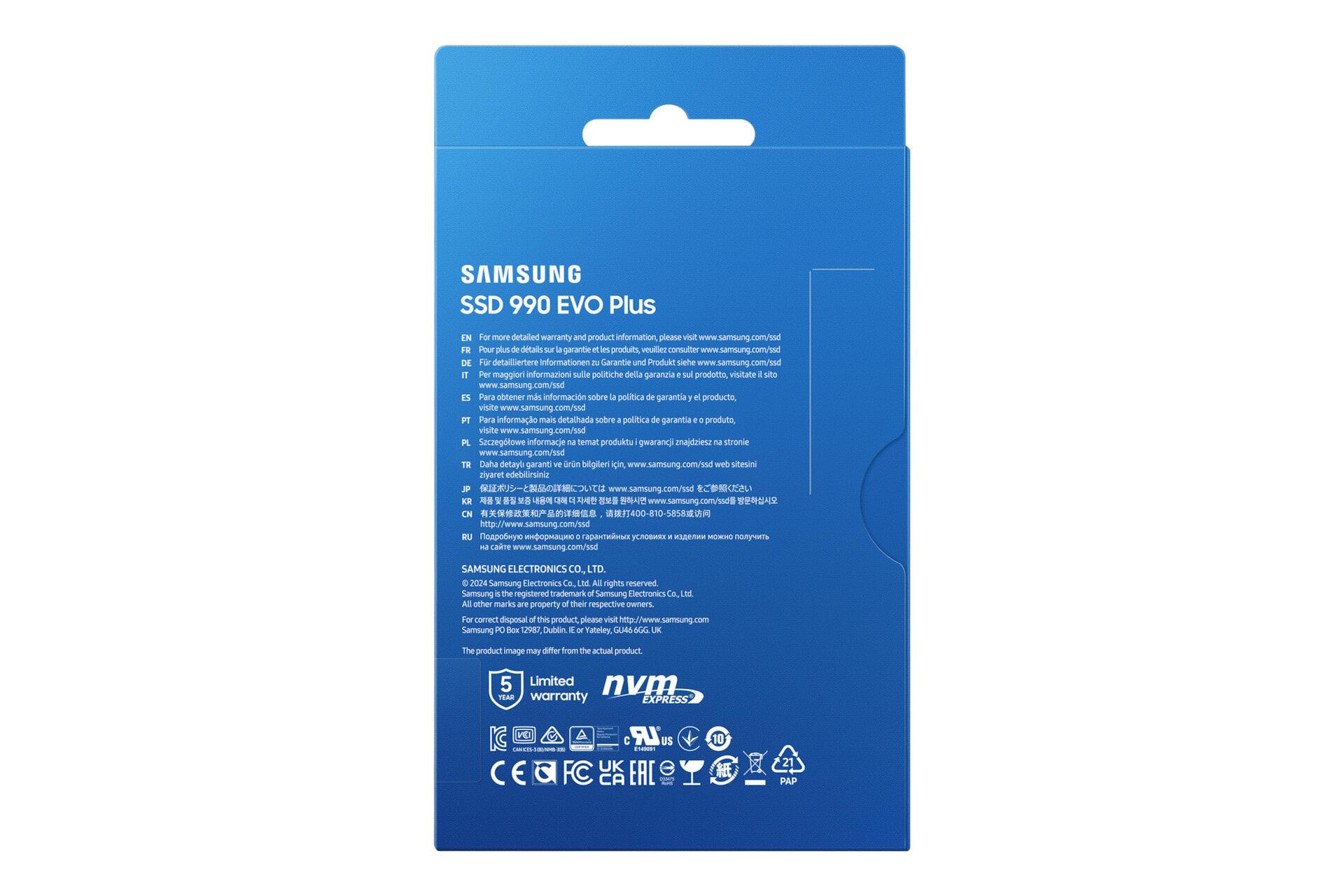 Samsung M.2 SSD 990 EVO Plus 1TB / MZ-V9S1T0BW