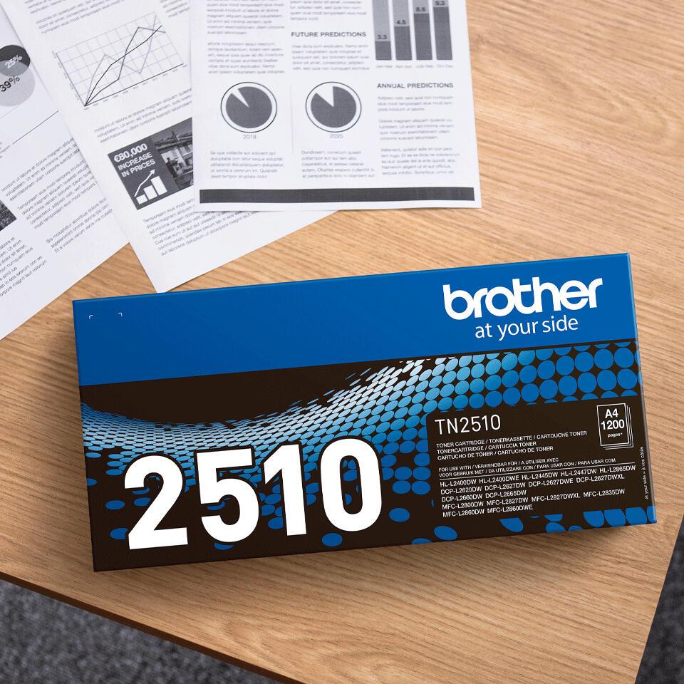 Brother Toner TN-2510 / TN2510 Noir Standard