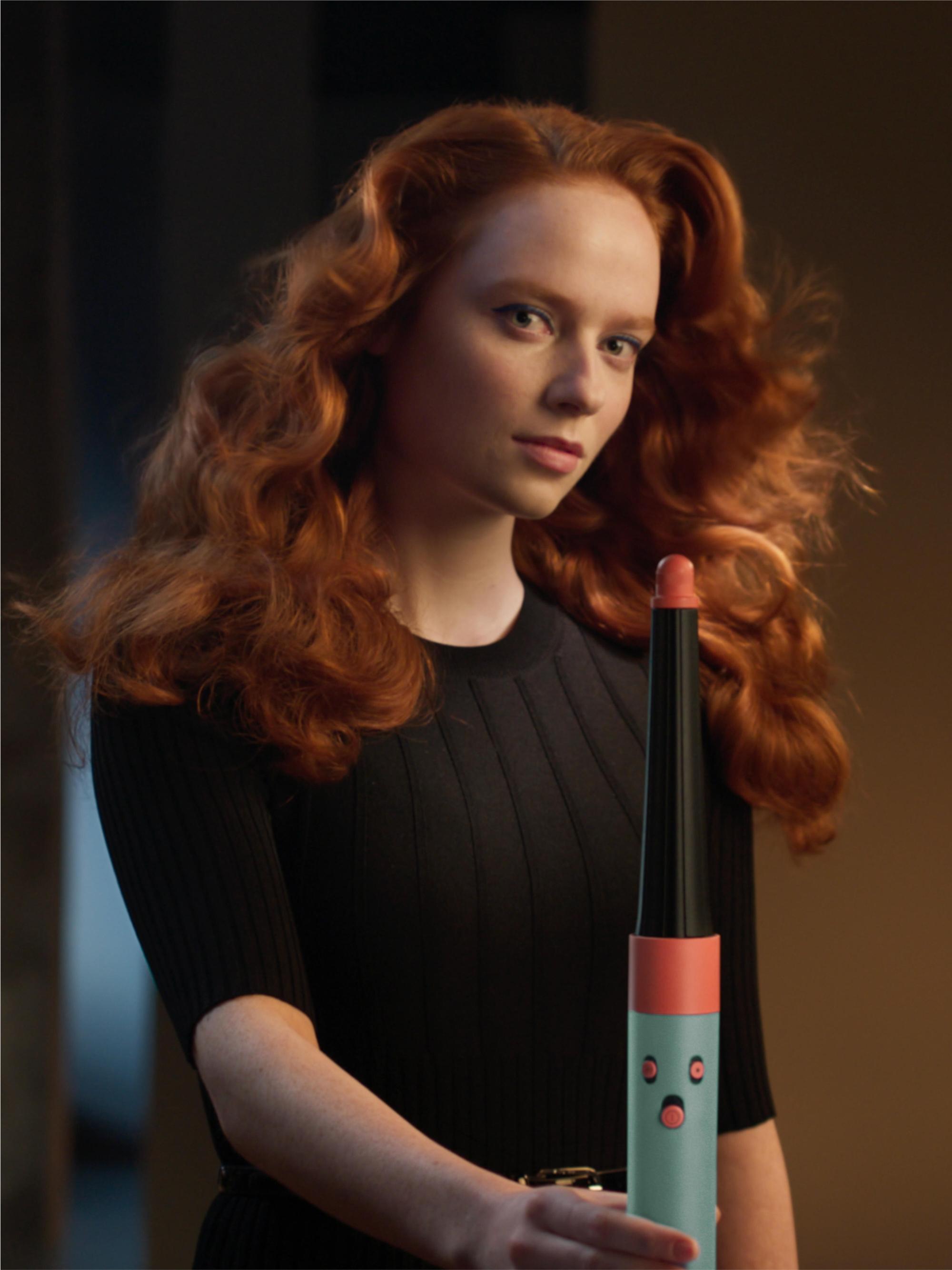 Dyson Fer à friser Airwrap i.d. Curly+Coily / 533736-01 Noir, orange, turquoise