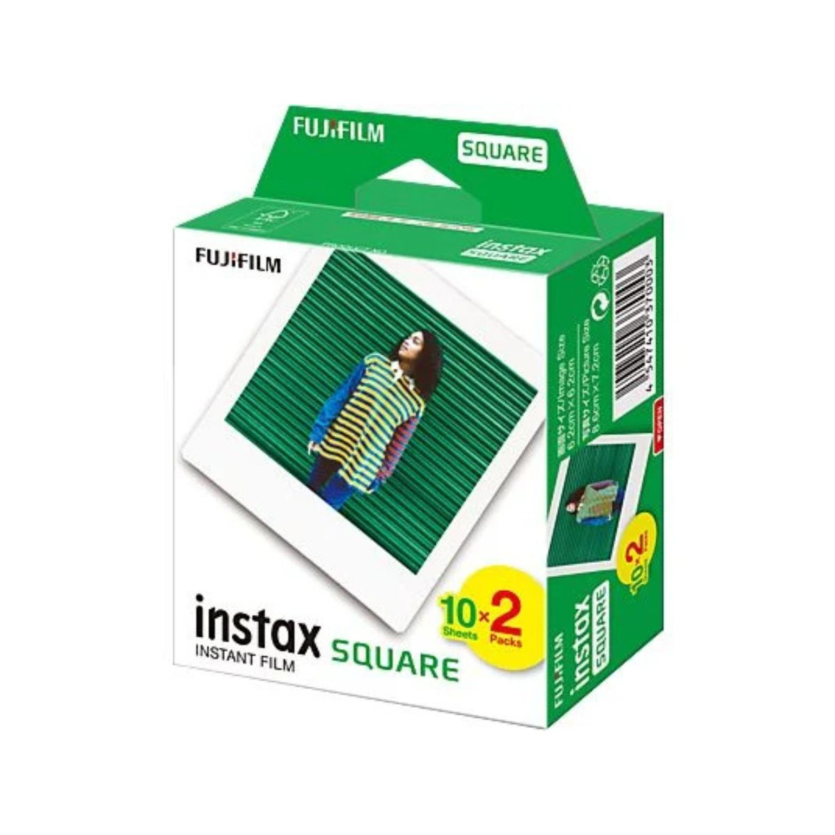 Fujifilm Papier instax SQUARE / 16921634 Blanc Double pack