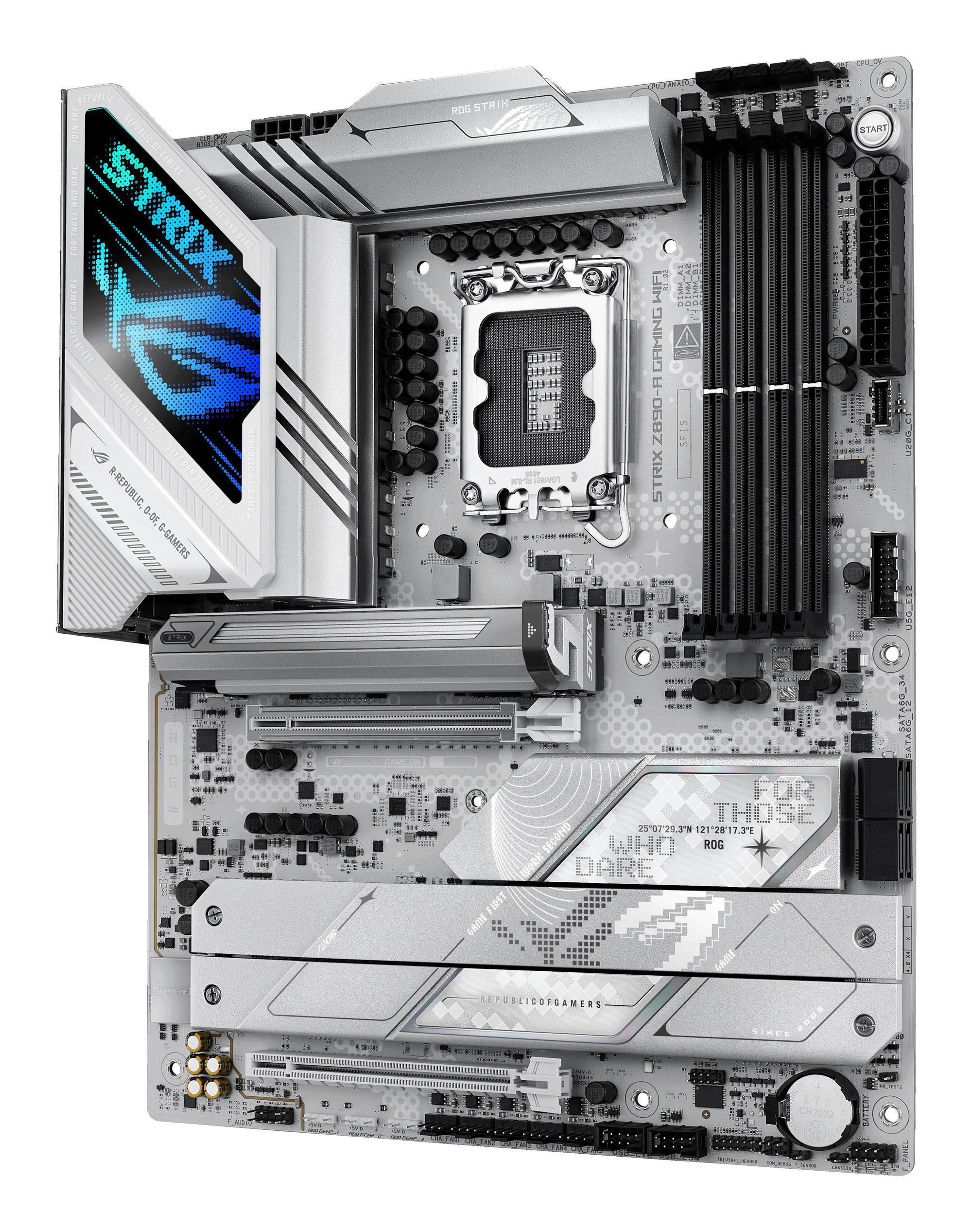 ASUS Carte mère ROG Strix Z890-A Gaming WiFi / 90MB1I90-M0EAY0 Blanc