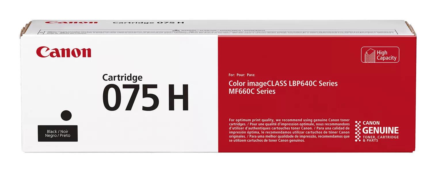 Canon Toner Cartridge 075 H BK / 6369C002 Nero