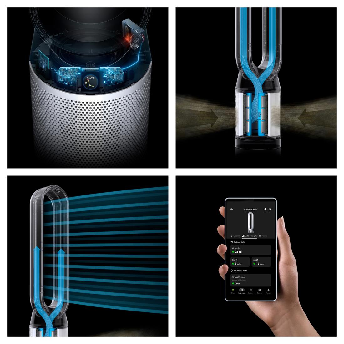 Dyson Purificador de aire Purifier Cool PC1 / 544901-01 Blanco
