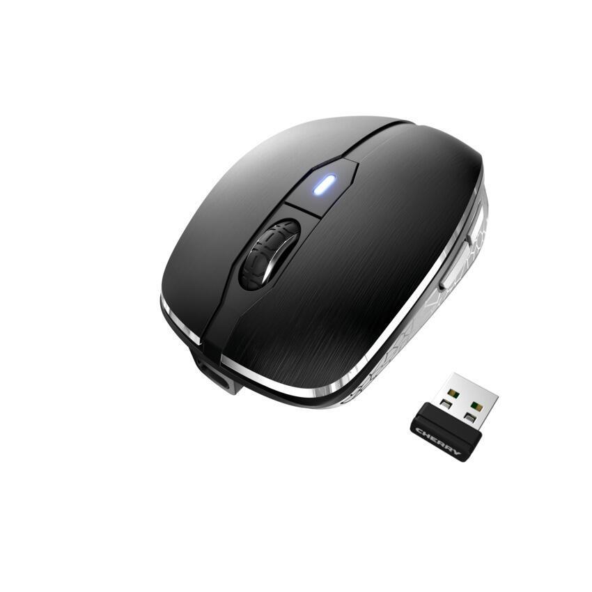 CHERRY Ratón JW8100B / JW-8100 Negro, gris
