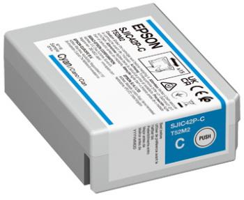 Epson Encre SJIC42P-C / C13T52M240 Cyan Standard