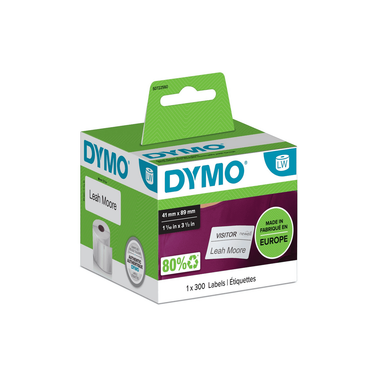 Dymo Label 11356 / S0722560 White