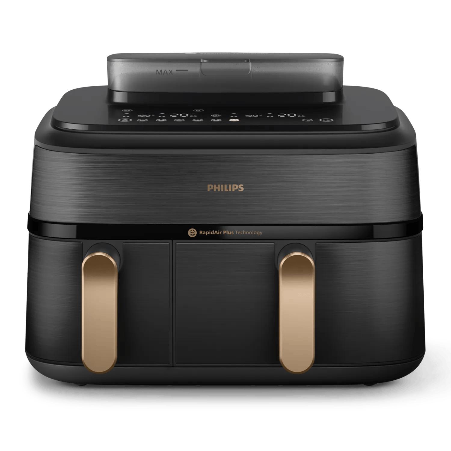 Philips Freidora de aire caliente 5000 Series / NA552/00 Negro, dorado