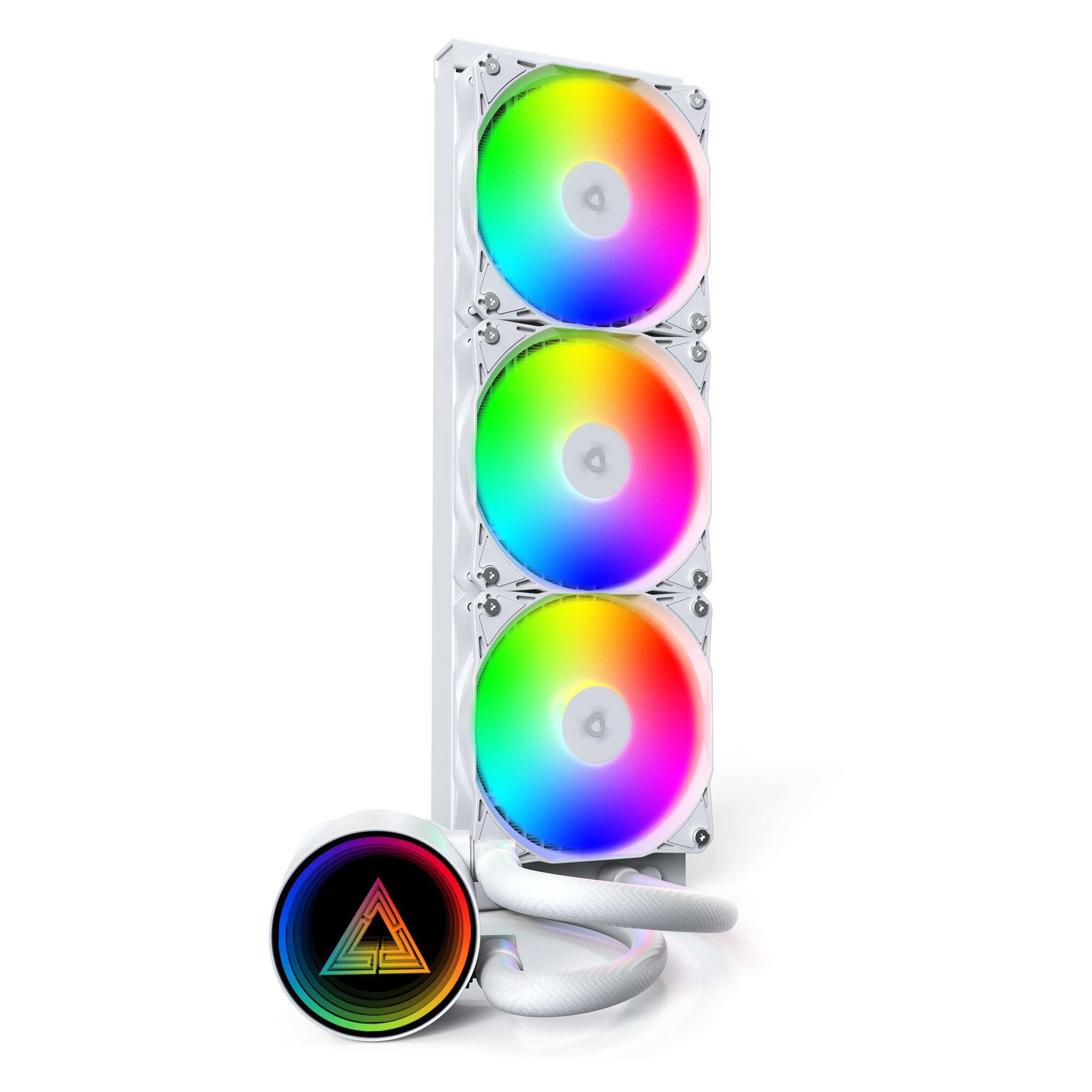 Montech Water cooling LightFlow ARGB 360 / LIGHTFLOW ARGB 360 (W) White XL