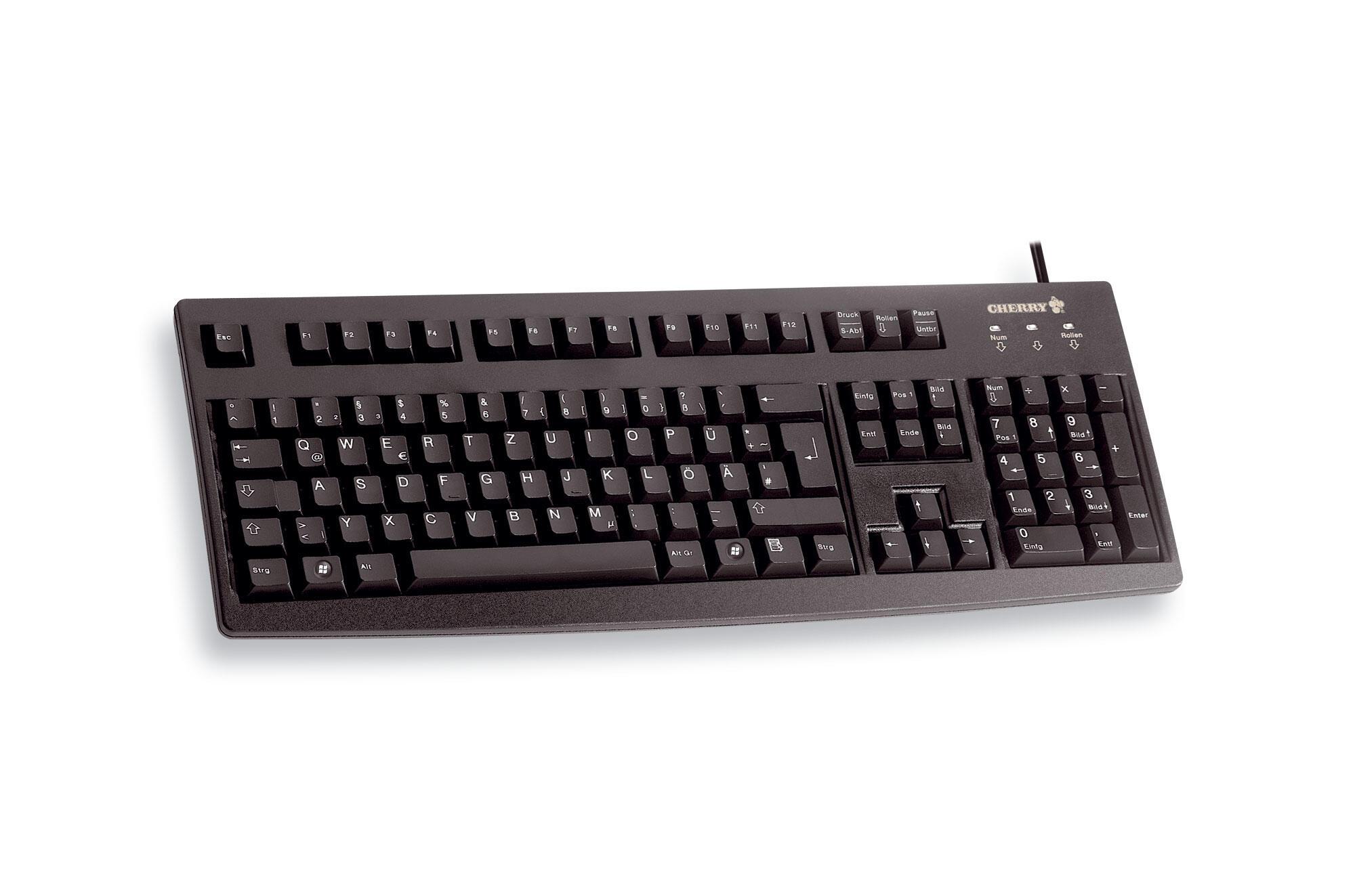 CHERRY Tastatur G83-6105 / G83-6105LUNDE-2 Schwarz