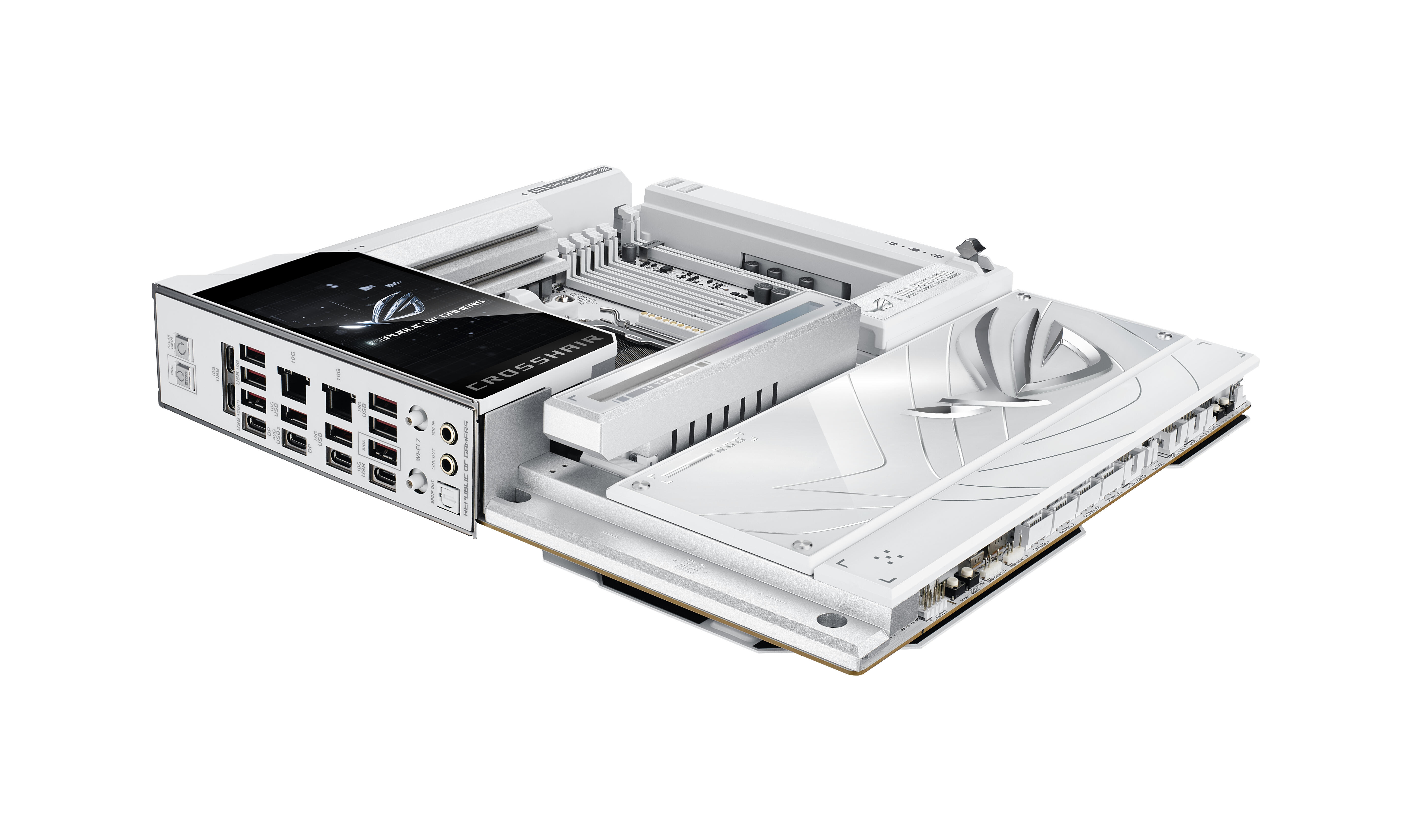 ASUS Scheda madre ROG CROSSHAIR X870E GLACIAL E-ATX / 90MB1NQ0-M0EAY0 Bianco
