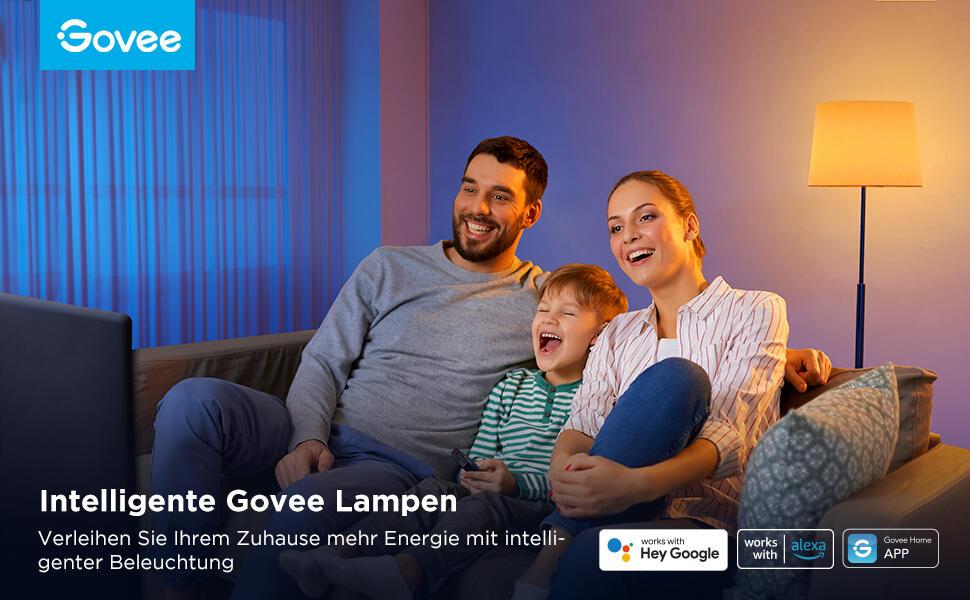 Govee LED Glühbirne RGBWW Smart LED Bulb / H6009 Weiß