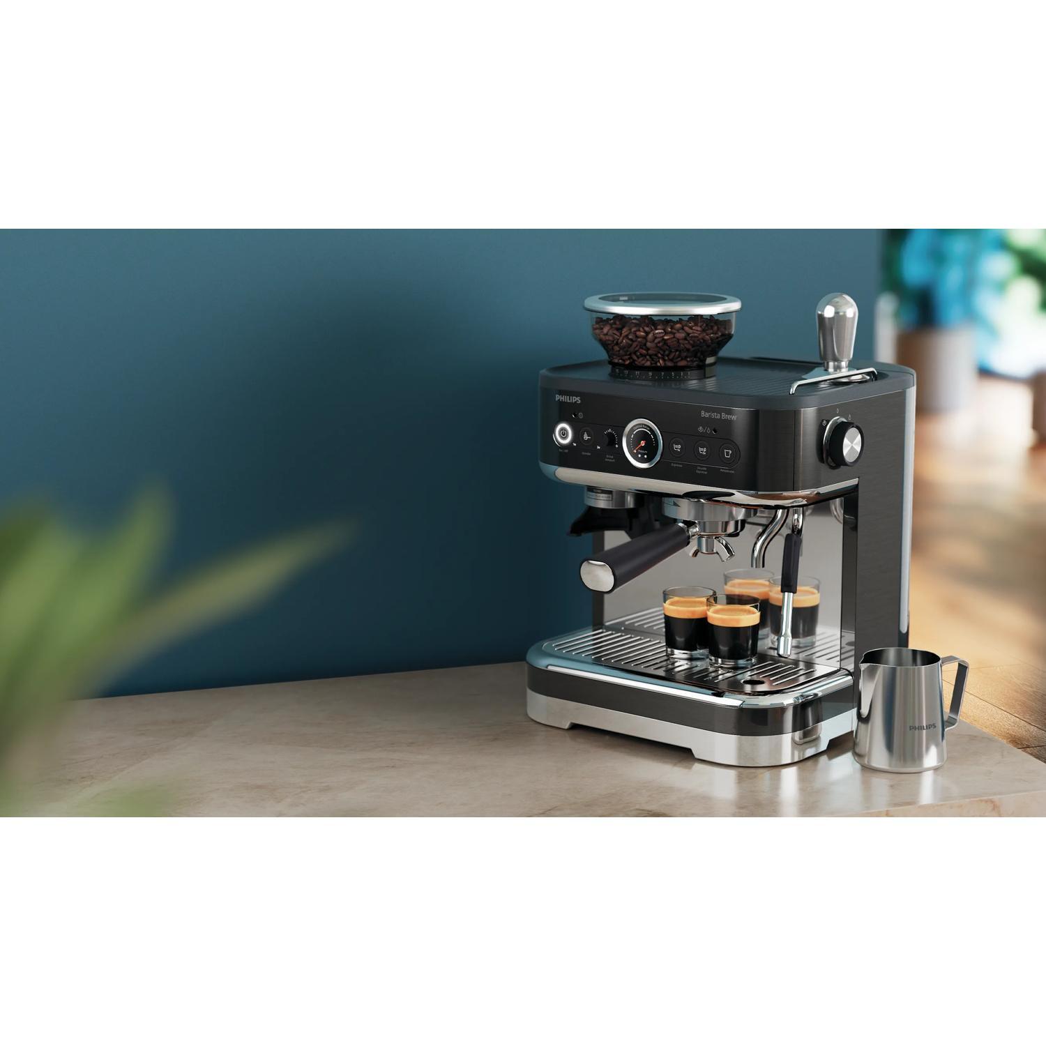 Philips Siebträgermaschine Barista Brew / PSA3218/10 Schwarz