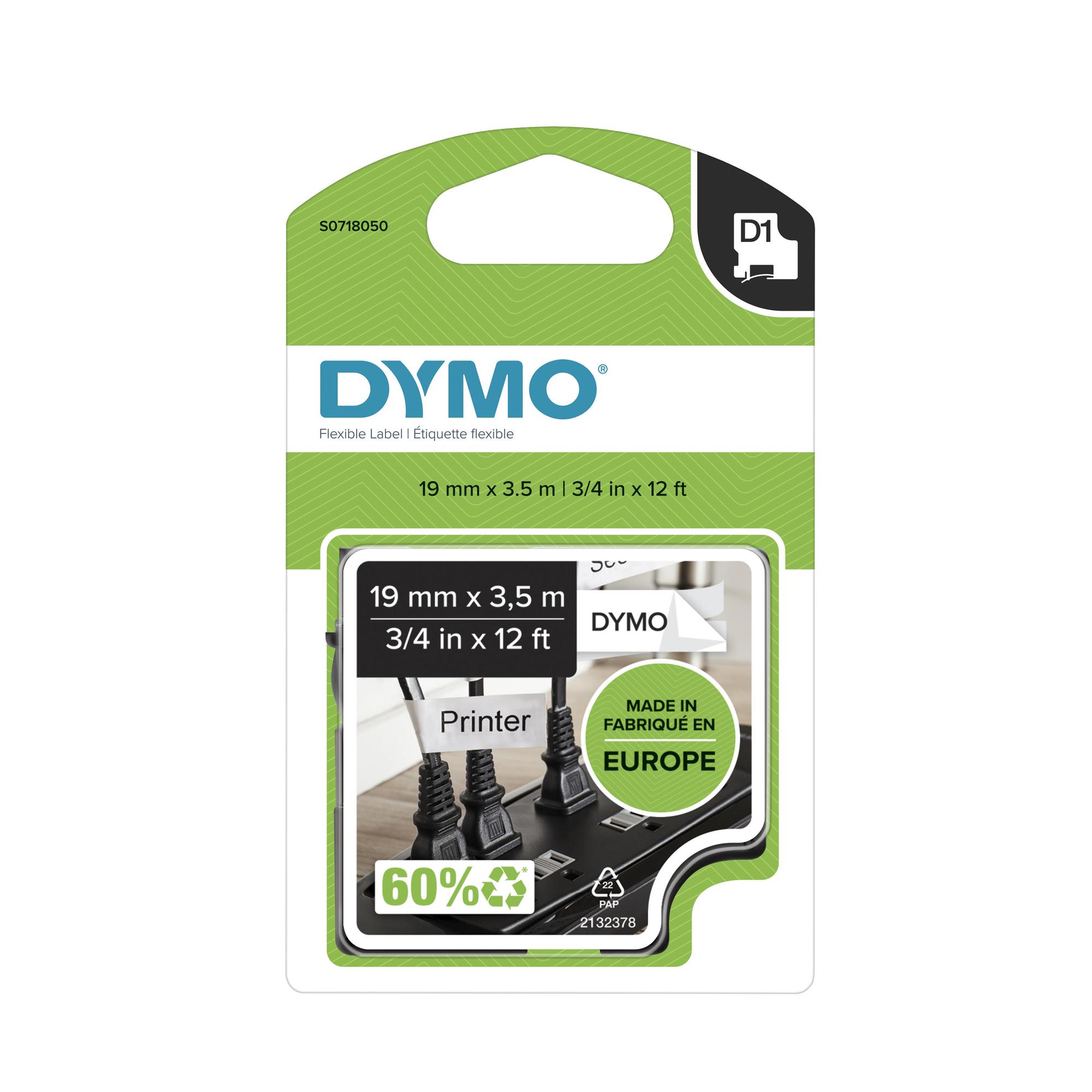 DYMO Cinta de color 16957 / S0718040 Negro, blanco