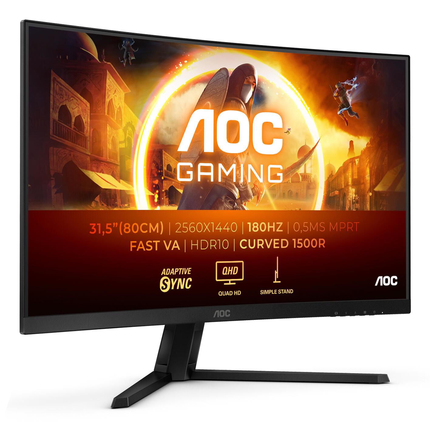 AOC Monitor CQ32G4VE / CQ32G4VE Negro, gris 80 cm (31,5")