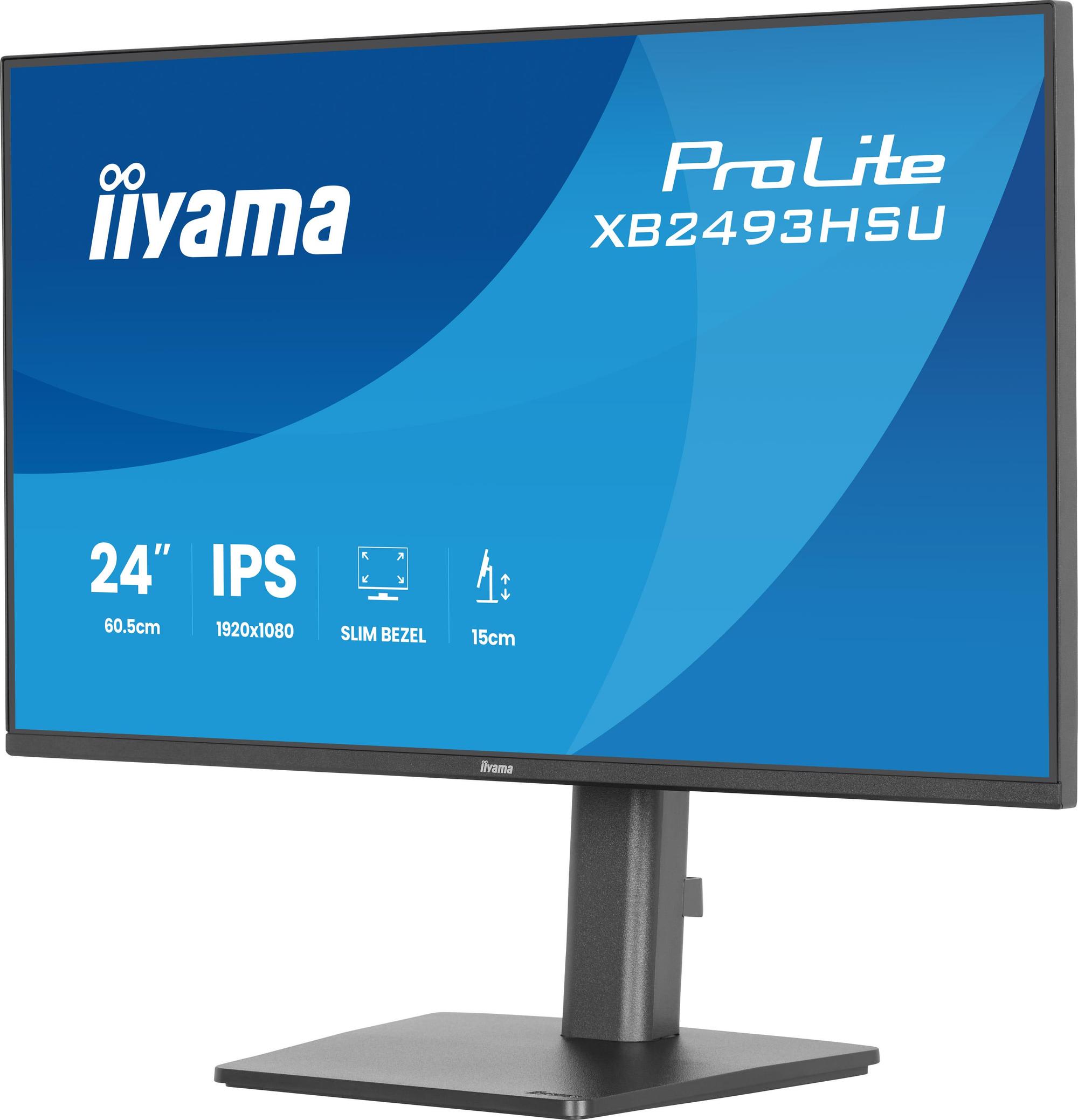 iiyama Monitor ProLite XB2493HSU / XB2493HSU-B1 Black 60.5 cm (23.8")