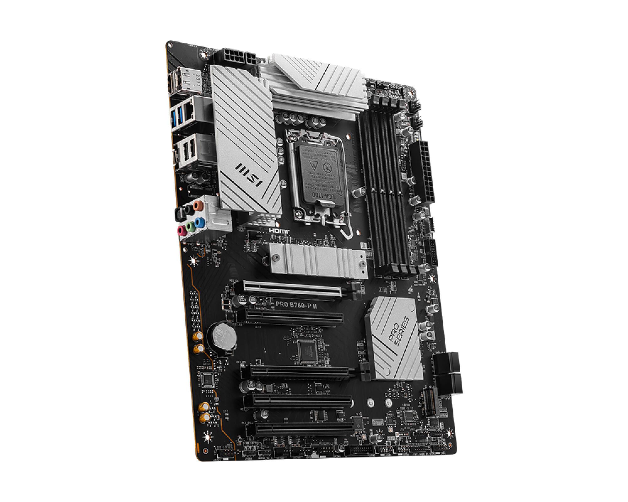 MSI Mainboard PRO B760-P II / 7E29-002R Black, silver