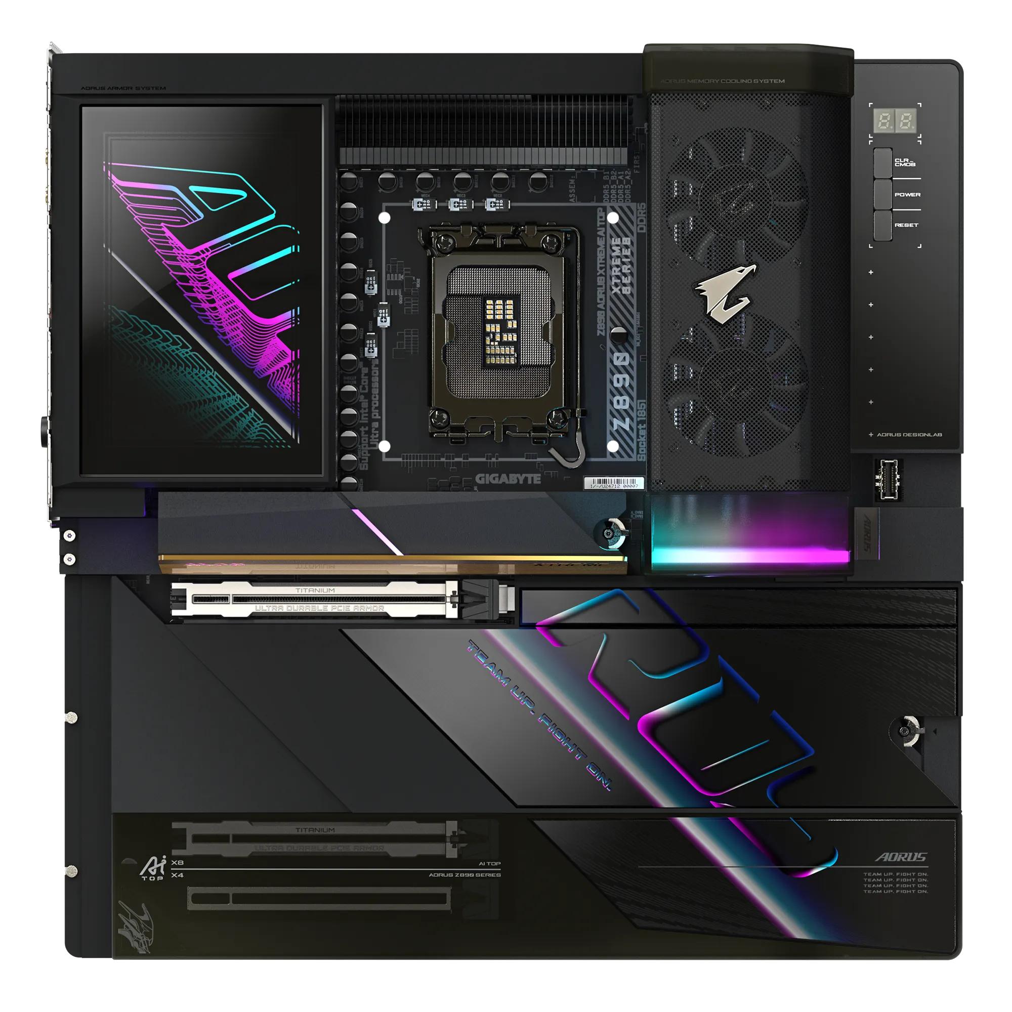 GIGABYTE Mainboard Z890 AORUS XTREME AI TOP / Z890 A XTREME AI TOP Schwarz