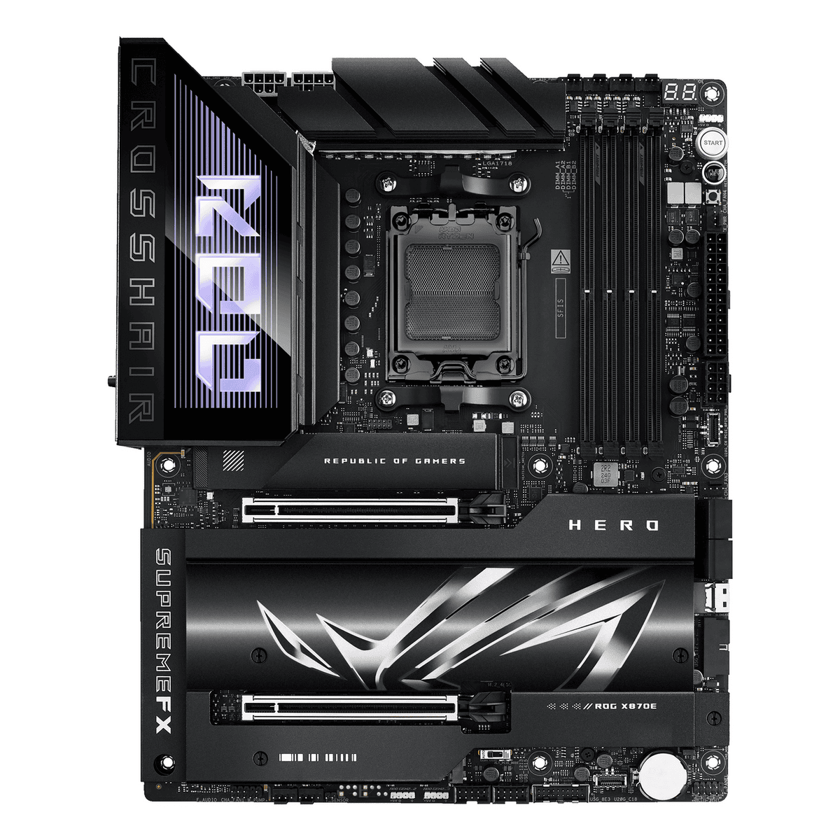 Asus Mainboard ROG Crosshair X870E Hero / 90MB1IE0-M0EAY0 Schwarz