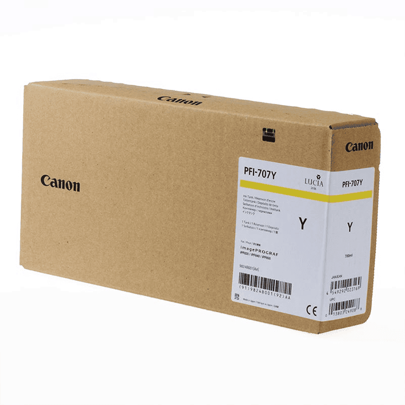 Canon Ink PFI-707Y / 9824B001 Yellow XL