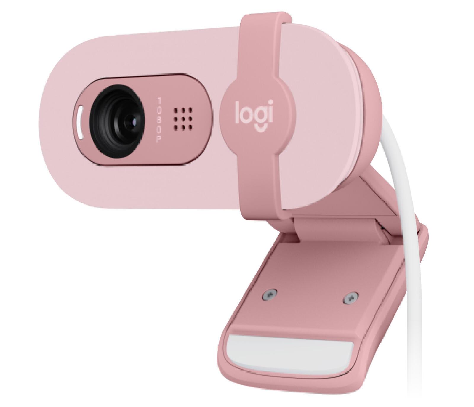 Logitech Cámara web Brio 100 / 960-001623 Rosado