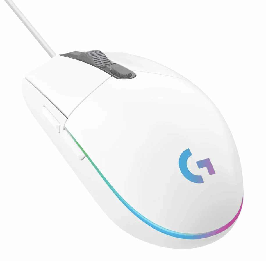 Logitech Mouse G203 Lightsync / 910-005797 White