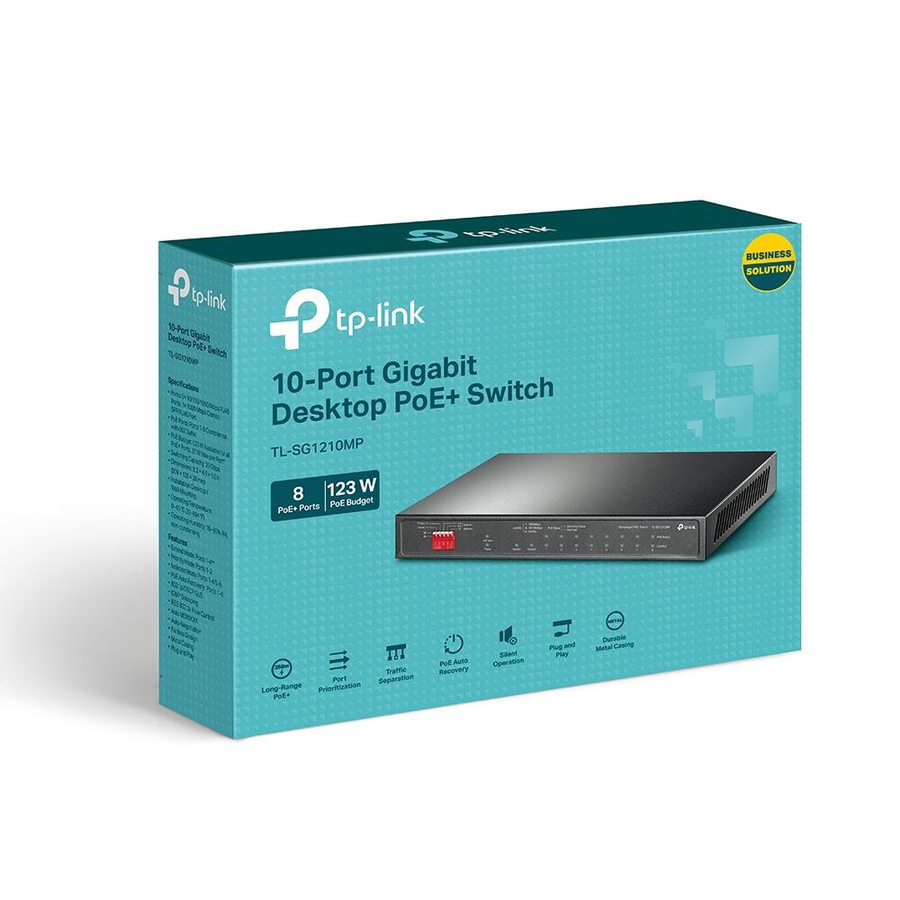 TP-Link Switch TL-SG1210MP / TL-SG1210MP Schwarz