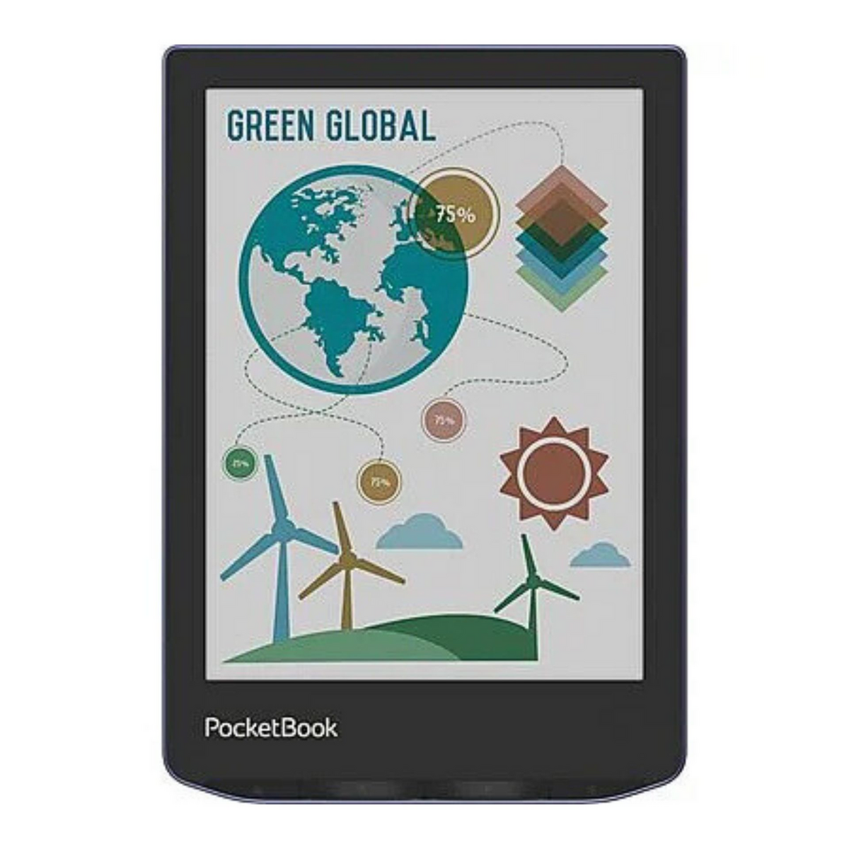 PocketBook eBook Reader Verse Pro Color / PB634K3-6-WW-B Purple S