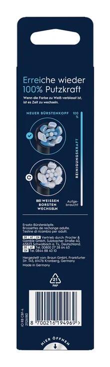Oral-B Spazzolino da denti collegabile iO Ultimative Reinigung / 8700216194969 Nero 4-Pack