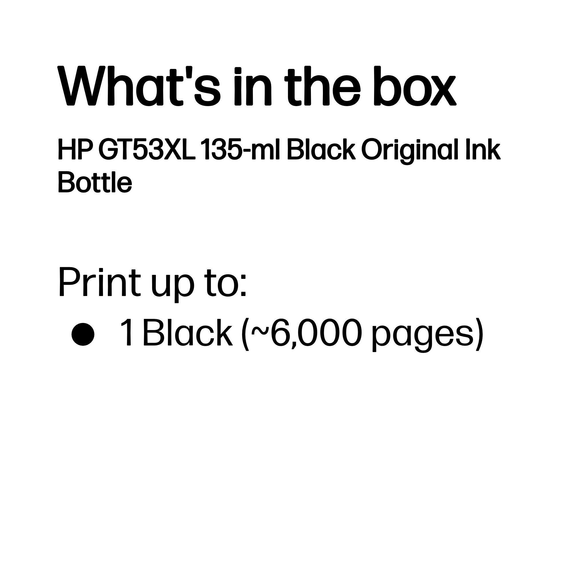 HP Tinta GT53XL / 1VV21AE Negro XL