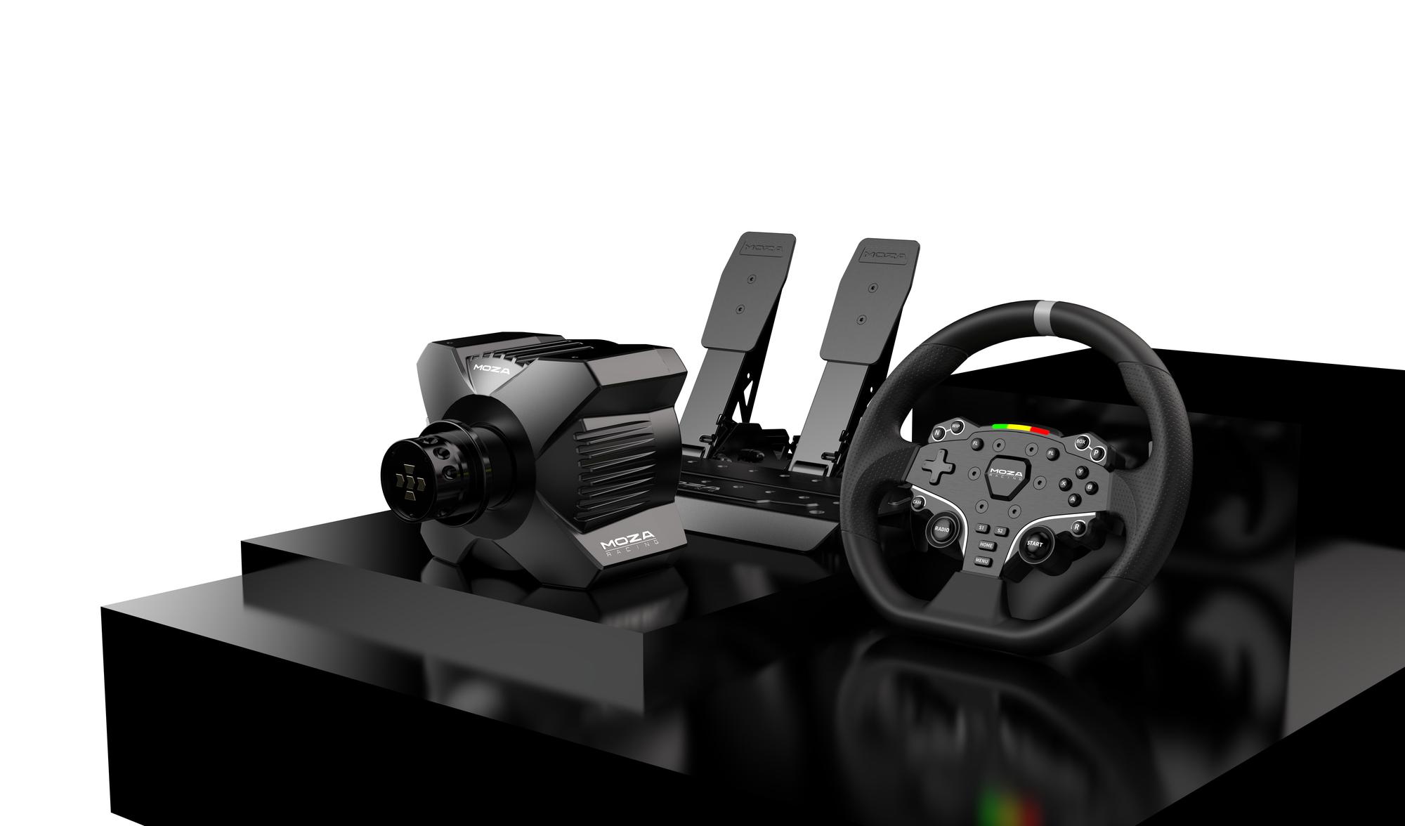 Moza Racing Controllore R3 Wheel and Pedals / RS074 Nero