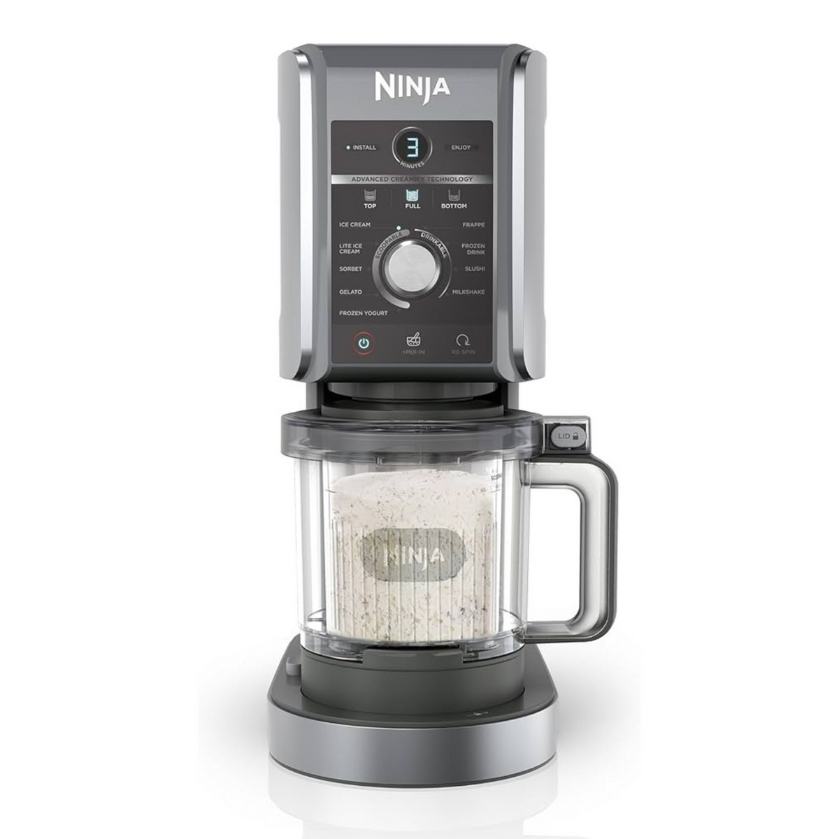 SharkNinja Elettrodomestico da cucina Ninja Creami Deluxe / NC502EU Argento/Nero