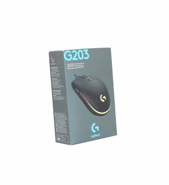 Logitech Mouse G203 Lightsync / 910-005796 Black