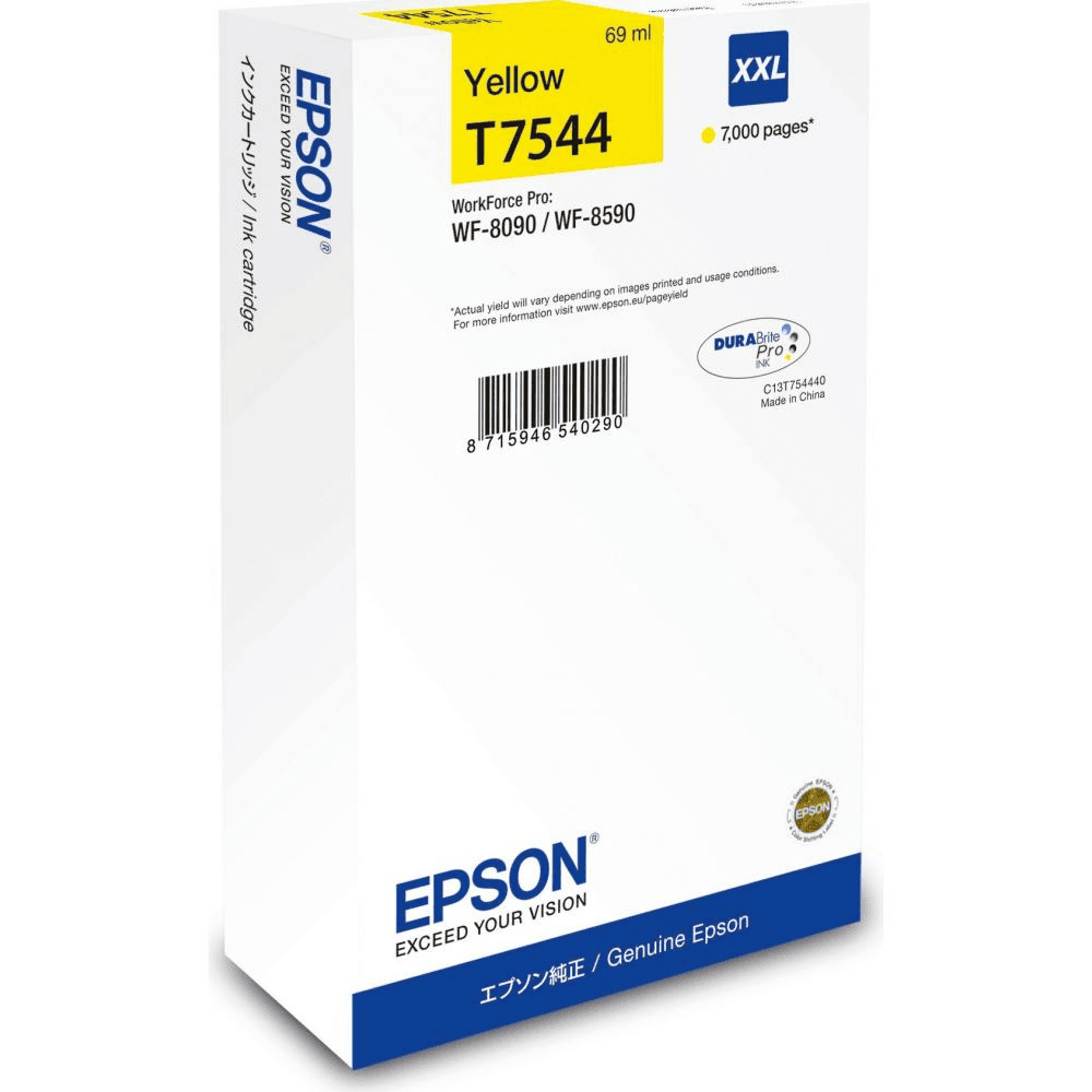 Epson Encre T7544 / C13T754440 Jaune