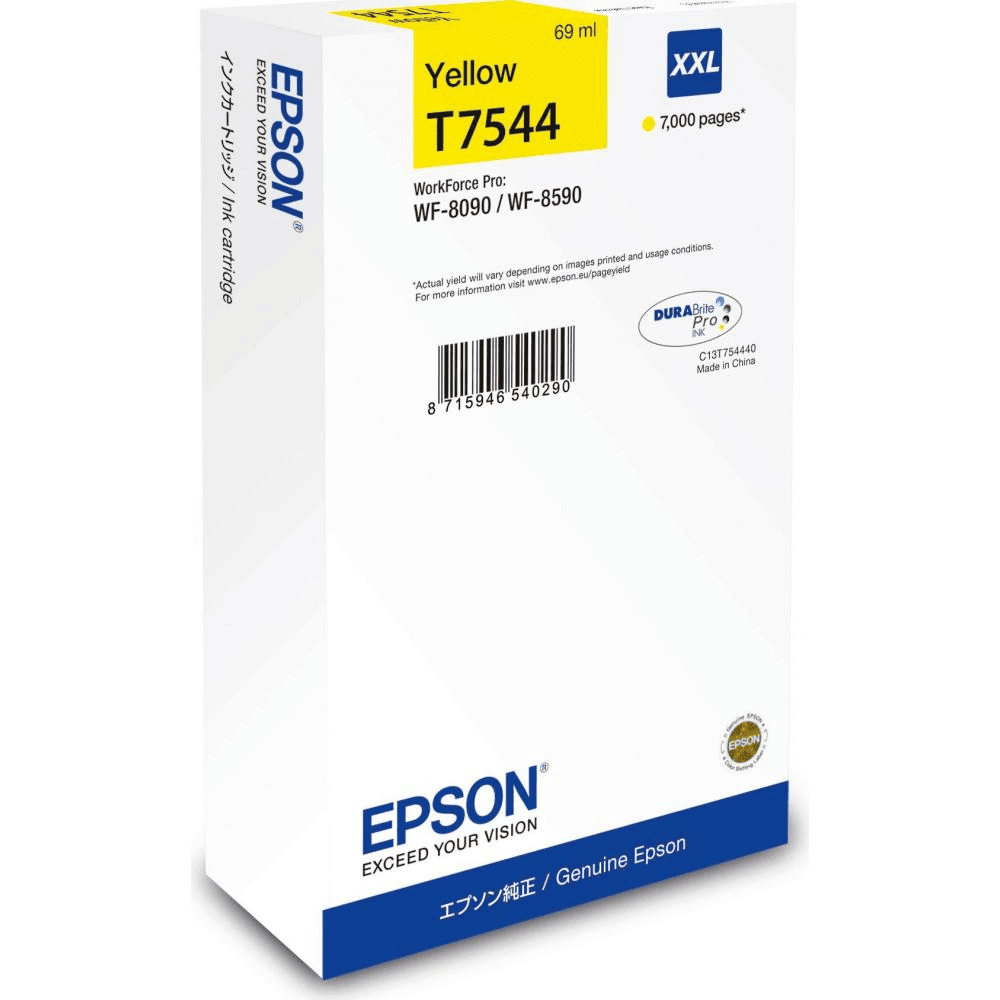 Epson Tinte T7544 / C13T754440 Gelb