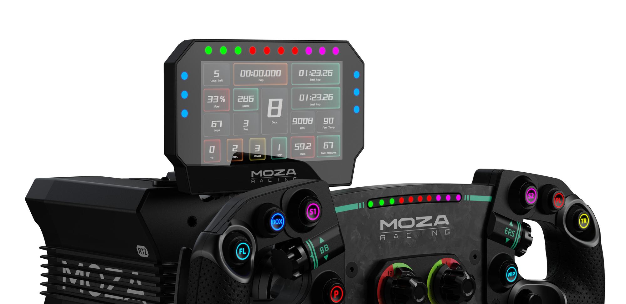 Moza Racing Controllore CM2 Racing Dash / RS072 Nero