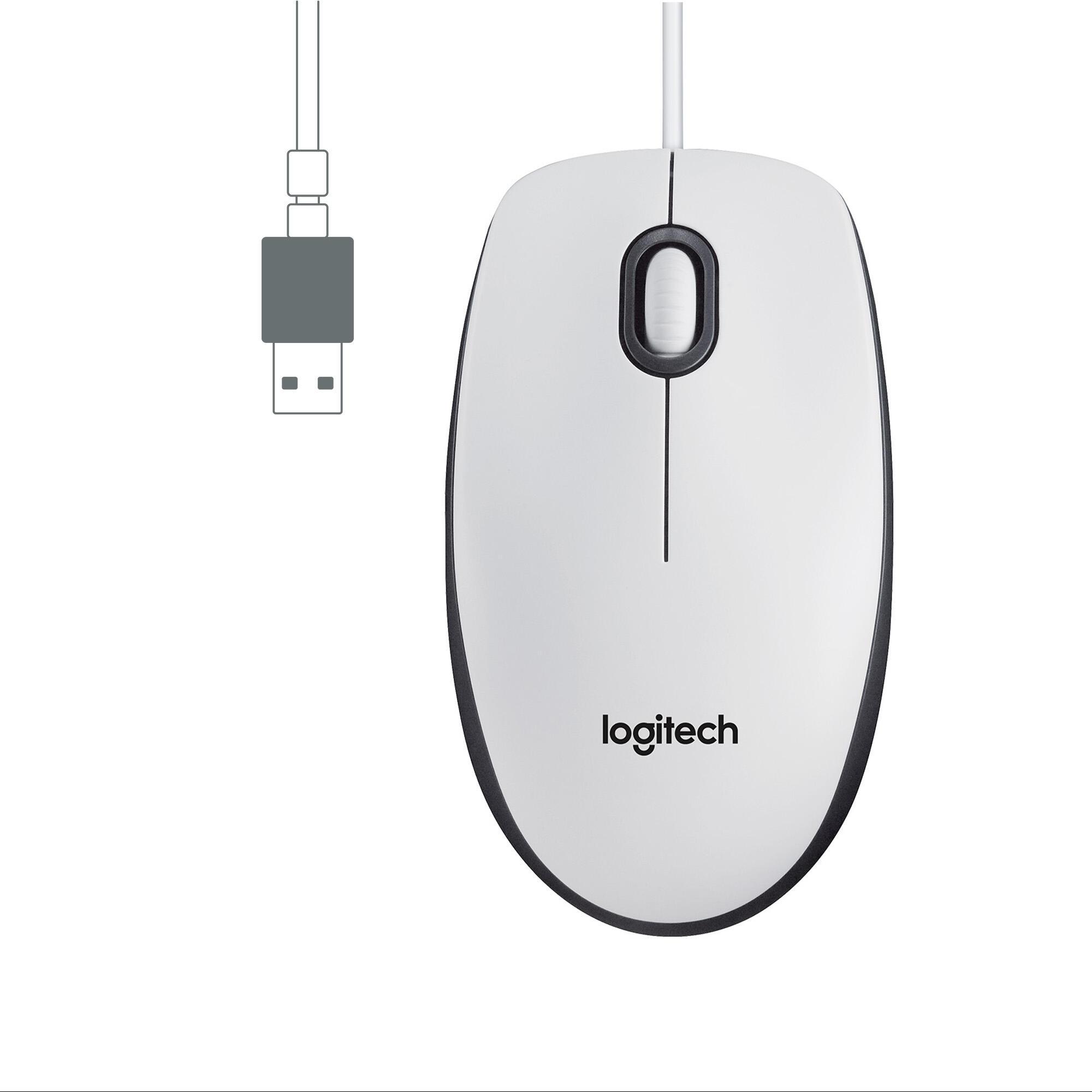 Logitech Mouse M100 / 910-006764 Bianco
