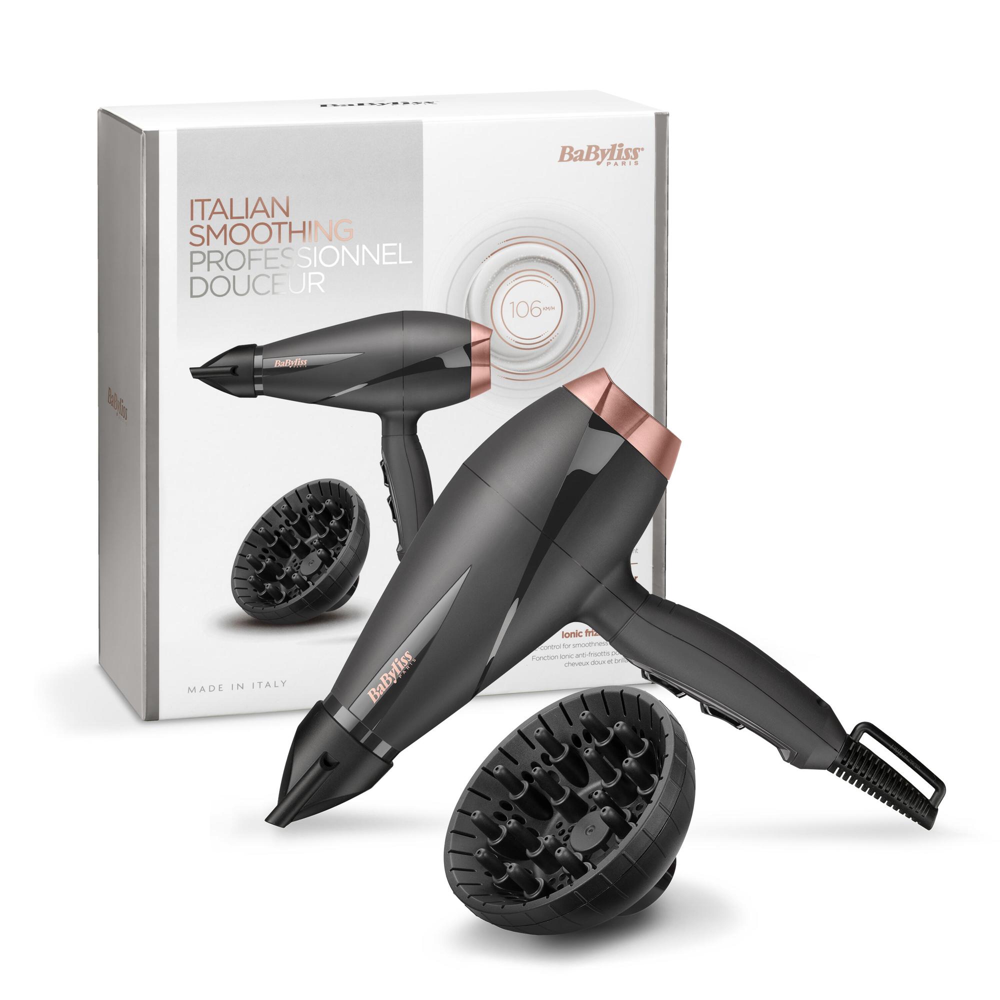 BaByliss Haartrockner 6709DE / 6709DE Schwarz, Rosa-Goldfarben