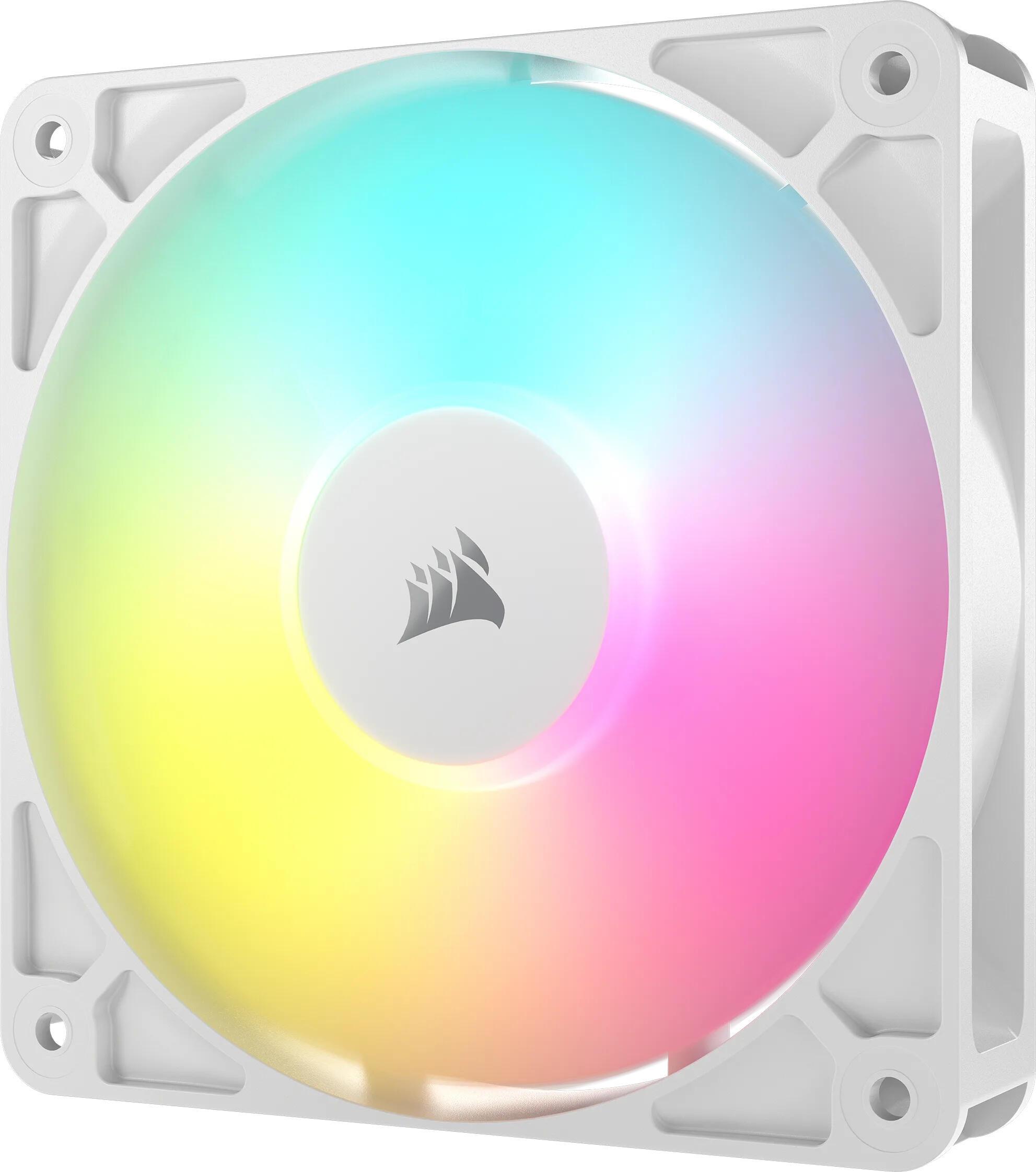 Corsair Ventilador RS120 ARGB / CO-9050185-WW Blanco 3-Pack