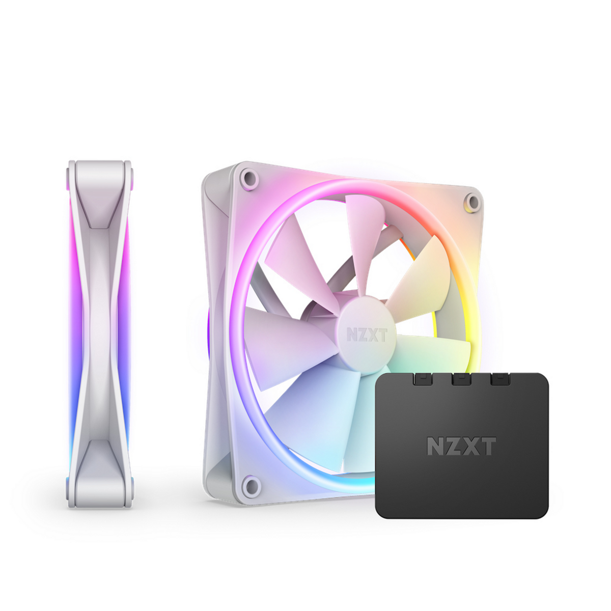 NZXT Lüfter F140 RGB Duo 2-Pack / RF-D14DF-W1 Weiß